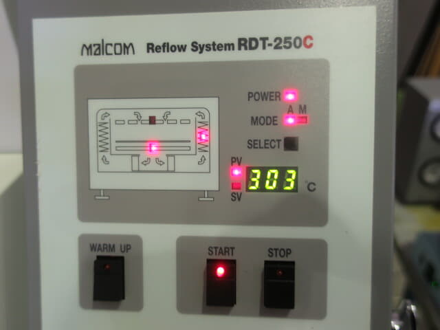 Malcom　卓上リフロー装置　RDT-250C