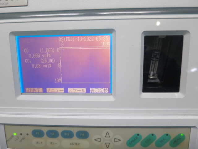 中古 島津製作所 赤外線式ガス濃度測定装置 CGT-7000