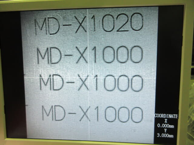キーエンス 3軸同時制御 ﾚｰｻﾞｰﾏｰｶｰ MD-X1000