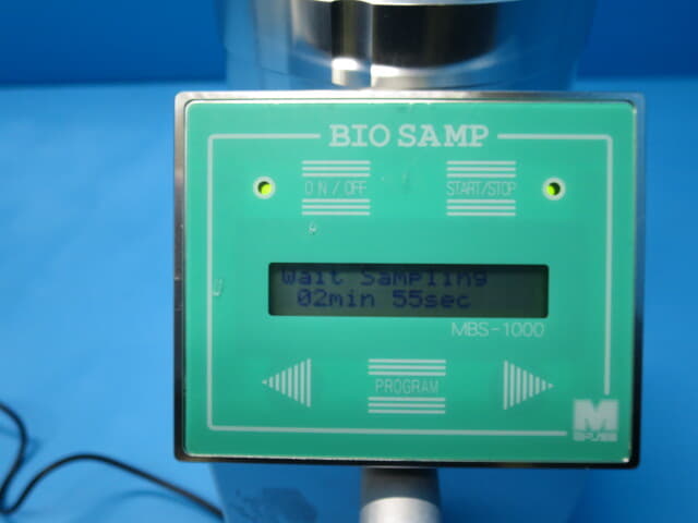 中古 ミドリ安全 浮遊菌測定器 BIO SAMP MBS-1000D