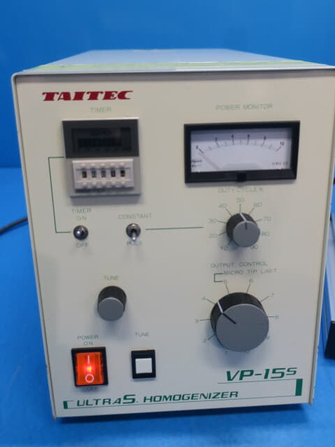 TAITEC Ultrasonic homogenizer VP-15S