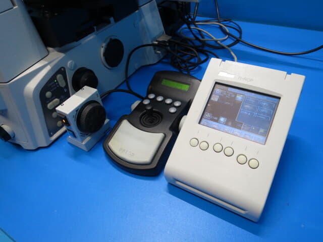 中古 倒立蛍光顕微鏡　倒立位相差顕微鏡 ニコン