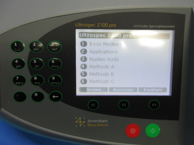 Biochrom Visible Spectrophotometer Ultrospec 2100 pro