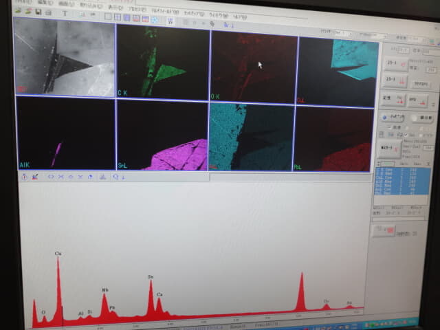 キーエンス　電子顕微鏡　EDS　VE-8800