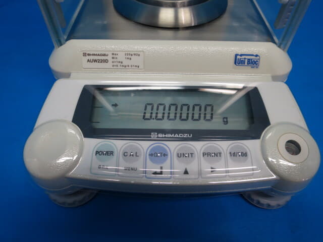 中古 島津 天びん auw220d