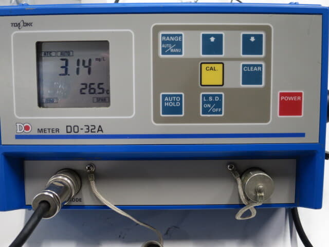 中古 TOA DKK 低濃度ポータブル溶存酸素計 DO-32A