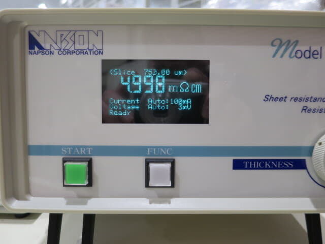 中古 ウエハ抵抗値測定 抵抗率測定